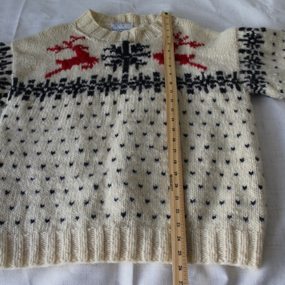 Vintage Hand Knit Isle of Sanday Wool Sweater - Scotland 🏴󠁧󠁢󠁳󠁣󠁴󠁿 - Picture 7 of 7